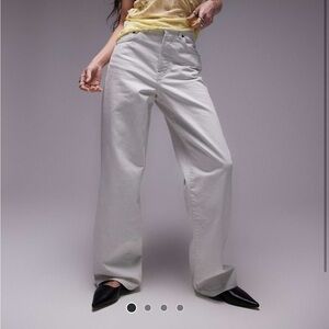 NWT Topshop mid rise straight jeans 32